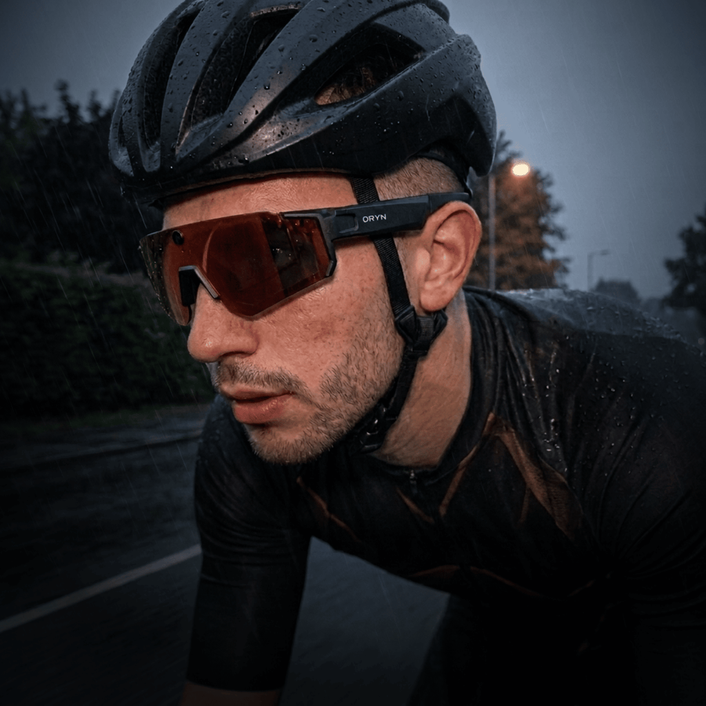 AI Sports Glasses with Camera for Cycling, Running & Fitness