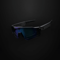 AI sports glasses with camera showcasing sleek design and premium lens features.